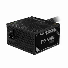 Fuente De Poder Gigabyte Gp-p650g Pg5, 650w, 80 Plus Gold, 24-pin Atx, 12vhpwr, 120mm, Negro